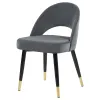 CoasterEssence 192542 Lindsey - Upholstered Dining Side Chair (Set of 2) - Gray