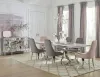 CoasterElevations 108811 Antoine - Rectangular Glass Top Dining Table - White