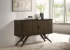 CoasterEssence 115275 Wes - 2 Door Sideboard Buffet Storage Cabinet - Dark Walnut