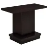 CoasterEveryday 705169 Reston - Engineered Wood Pedestal Console Table - Cappuccino