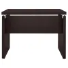 CoasterEveryday 800892 Skylar - Engineered Wood Writing Desk - Cappuccino