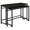 Coaster Fine Furniture 182724 Hawes - 4 Piece Multipurpose Counter Height Table Set - Black