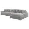 Coaster Fine Furniture 509900-SET Blaine - Upholstered Reversible Chaise Sectional Sofa - Fog