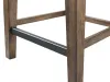 Intercon WY-BS-925W-GPG-K24 Whiskey River - Slat Stool - Dark Brown