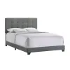 Intercon UB-BR-ADYQEN-GNM-C Intercon UB-BR-ADYQEN-GNM-C Addyson - Upholstered Queen Bed - Gunmetal