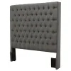 CoasterEssence 300621KEB1 Camille - Upholstered Eastern King Panel Headboard - Gray