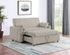 Coaster Fine Furniture 350142 Portland - Boucle Upholstered Sleeper Sofa Bed - Latte