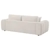 Coaster Fine Furniture 504955 Burnett - Chenille Upholstered Wide Arm Sofa - Ivory