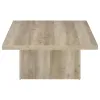 Coaster Fine Furniture 710878 Devar - Square Engineered Wood Coffee Table - Distressed Pine