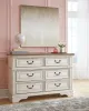Ashley Furniture B743-21 Ashley Furniture B743-21 Realyn - Dresser - 6-drawer - White / Brown / Beige