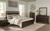 Ashley Furniture B441/31/36/46/81/97 Ashley Furniture B441/31/36/46/81/97 Covetown - 5 Pc. - Dresser, Mirror, Chest, Queen Panel Bed - Dark Brown