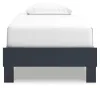 Ashley Furniture EB1528-111 Simmenfort - Twin Platform Bed - Navy Blue