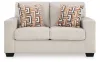 Ashley Furniture 24305/38/35/25 Ashley Furniture 24305/38/35/25 Aviemore - 3 Pc. - Sofa, Loveseat, Rocker Recliner - Stone