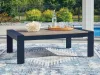 Ashley Furniture PCP587-701 East Beach - Rectangular Cocktail Table - Blue