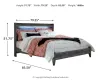 Ashley Furniture B221B11 Ashley Furniture B221B11 Baystorm - King Panel Bed - Gray