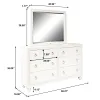 Samuel Lawrence Furniture S458-430 Bella - Framed Dresser Mirror with LED Lighting