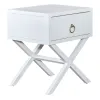 Liberty Furniture 2030WH-AT1922 Liberty Furniture 2030WH-AT1922 East End - 1 Drawer Accent Table - Wirebrushed White