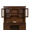 Liberty Furniture 273-HO131 Brayton Manor - Jr Executive Credenza Hutch - Cognac