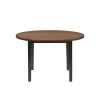 New Classic D4832B-48S-RND Potomac - 5 Piece Round Dining Set (Table & 4 Chairs) - Brown / Black