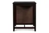 New Classic D1701-32S-EBY New Classic D1701-32S-EBY Gia - Counter Table With 2 Chairs & Storage Shelf - Ebony