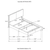 CoasterEveryday 300763Q Dorian - Upholstered Queen Panel Bed - Gray