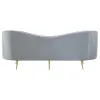 CoasterEssence 506864 Sophia - Upholstered Channel Tufted Sofa - Gray