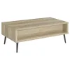 Coaster Fine Furniture 701038 Welsh - 1-Drawer Engineered Wood Coffee Table Antique Pine - Distressed Pine