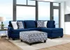 Furniture of America SM5175-CH Waldport - Swivel Chair - Navy
