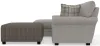 Jackson Furniture Industries 3345/75/42/12-26 Jackson Furniture Industries 3345/75/42/12-26 Livingston - 2 Piece Sofa Chaise With Comfort Coil Seating, 40