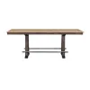 Intercon TR-TA-4096G-DWS-SET Transitions - Counter Trestle Table - Driftwood / Sable