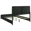 Coaster Fine Furniture 223661Q Cavelle - Upholstered Queen Bed - Black