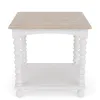Riverside Furniture 30707 Rosalie - Rectangular Spindle End Table - White