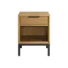 Intercon NP-BR-5401-NTO-C Newport - Nightstand - Natural Oak