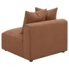 CoasterElevations 551591 Jennifer - Upholstered Armless Chair - Terracotta