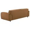 Coaster Fine Furniture 509501 Buxton - Top Grain Leather Upholstered Sofa - Orange