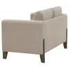 Coaster Fine Furniture 511102 Islington - Fabric Upholstered Panel Arm Loveseat - Taupe