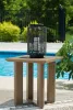 Ashley Furniture P671-702 Serene Bay - Square End Table - Dark Brown