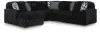 Ashley Furniture 98103S21 Ashley Furniture 98103S21 Midnight-Madness - 5-Piece Sectional With Laf Corner Chaise - Onyx