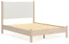Ashley Furniture B2615B4 Ashley Furniture B2615B4 Cadmori - Queen Upholstered Panel Bed - Two-tone