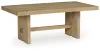 Ashley Furniture T537-1 Ashley Furniture T537-1 Crendlin - Rectangular Cocktail Table - Light Brown