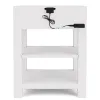 Riverside Furniture 30769 Rosalie - 1 Drawer Nightstand - White