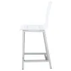 CoasterEssence 100265 Juelia - Counter Chair (Set of 2) - Chrome And Clear Acrylic