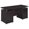 CoasterEveryday 800107 Tracy - 2-Drawer Office Computer Desk - Cappuccino