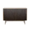 CoasterEssence 953430 Ixora - 2 Door Wood Accent Cabinet - White Washed And Black