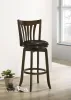 Coaster Fine Furniture 182509 Lambert - Wood Pub Height Swivel Bar Chair - Dark Cherry