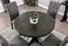 Furniture of America CM3735RT Alfred - Round Table - Antique Black / Ivory