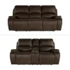 New Classic 20-093-2NP New Classic 20-093-2NP Brookings - 2 Piece Manual Sofa & Loveseat - Brown