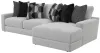 Jackson Furniture Industries 4045/63/76-58 Jackson Furniture Industries 4045/63/76-58 Arlo - 2 Piece Oversized Sofa Chaise (RSF Chaise) - Arctic