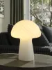 Coaster Fine Furniture 920249 Kanaby - Mushroom Shaped Glass Bedside Table Lamp - White
