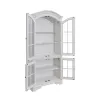 Liberty Furniture 244-DR-DC Magnolia Manor - Display Cabinet - Antique White